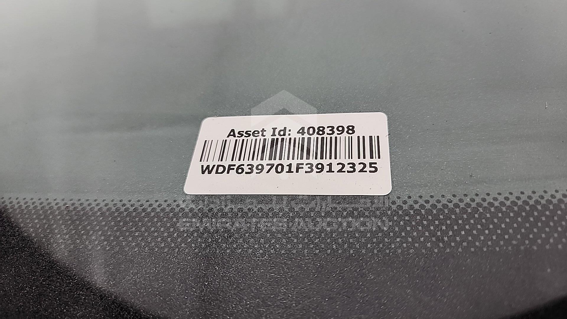 2015 MERCEDES VITO VIN: WDF639701F3912325