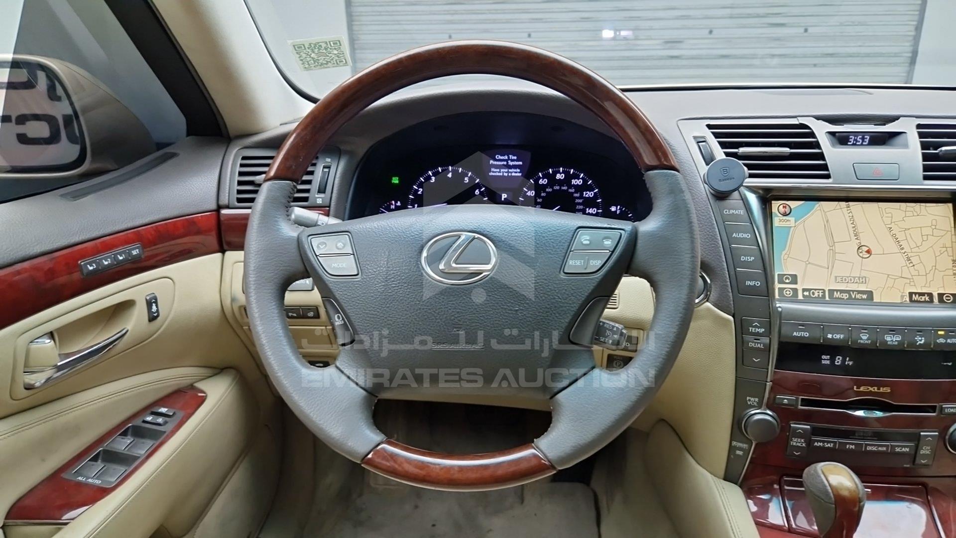 2007 LEXUS LS 460 VIN: JTHBL46F375009550