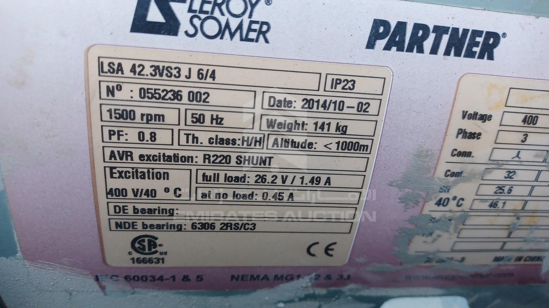 2014 GENERATOR --- VIN: 055236002