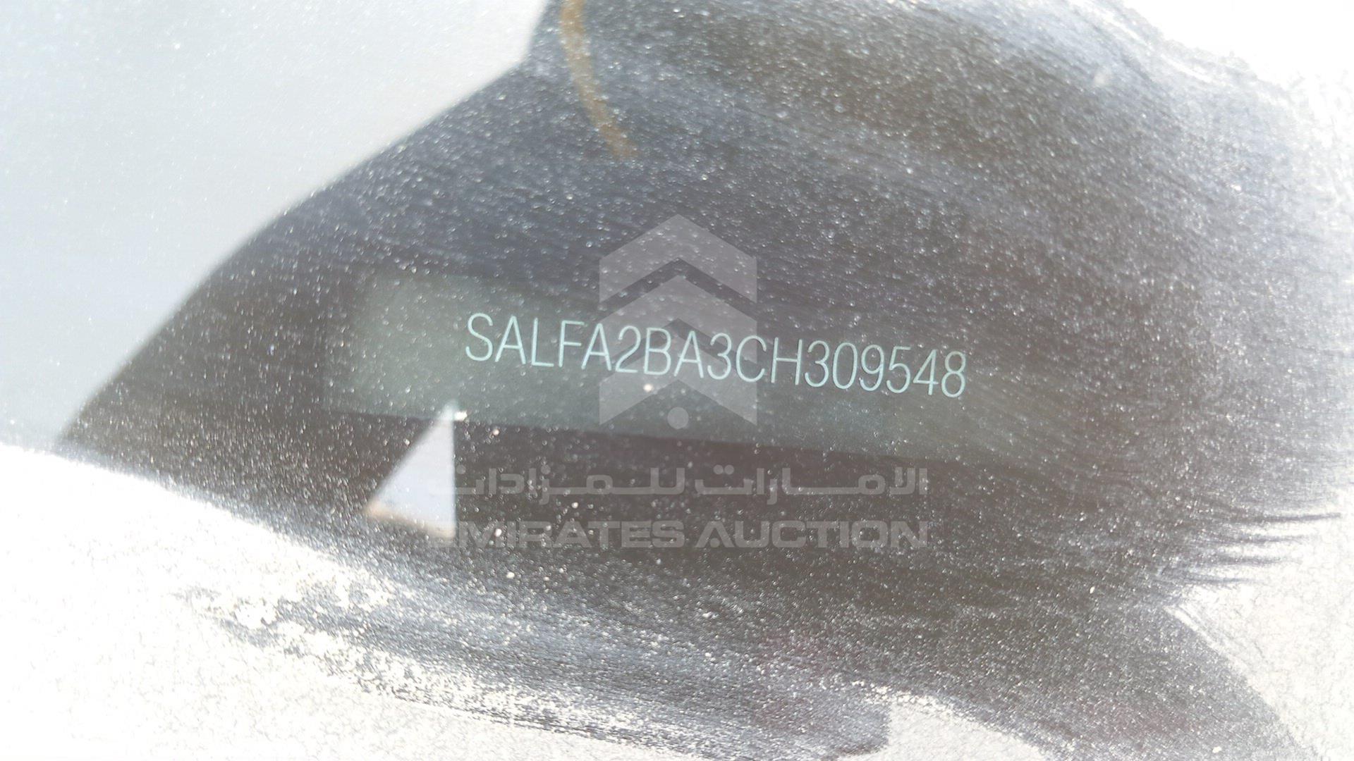 0 LAND ROVER LR2 HSE VIN: SALFA2BA3CH309548