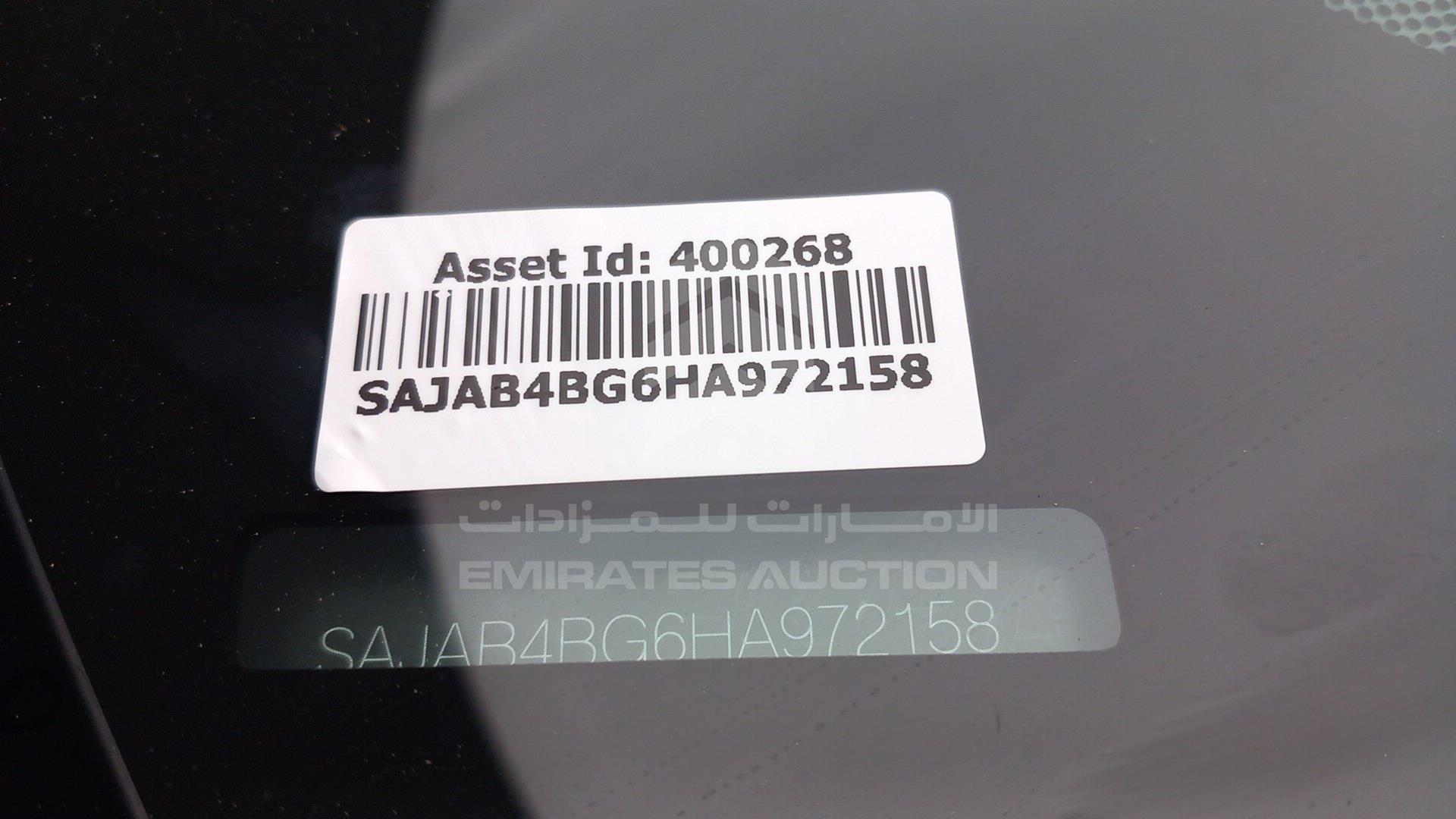 2017 JAGUAR XE VIN: SAJAB4BG6HA972158