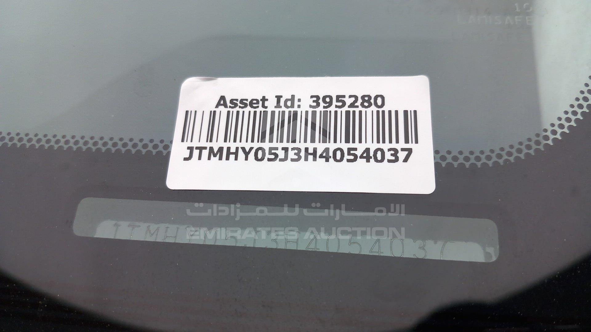 2017 TOYOTA LAND CRUISER VIN: JTMHY05J3H4054037
