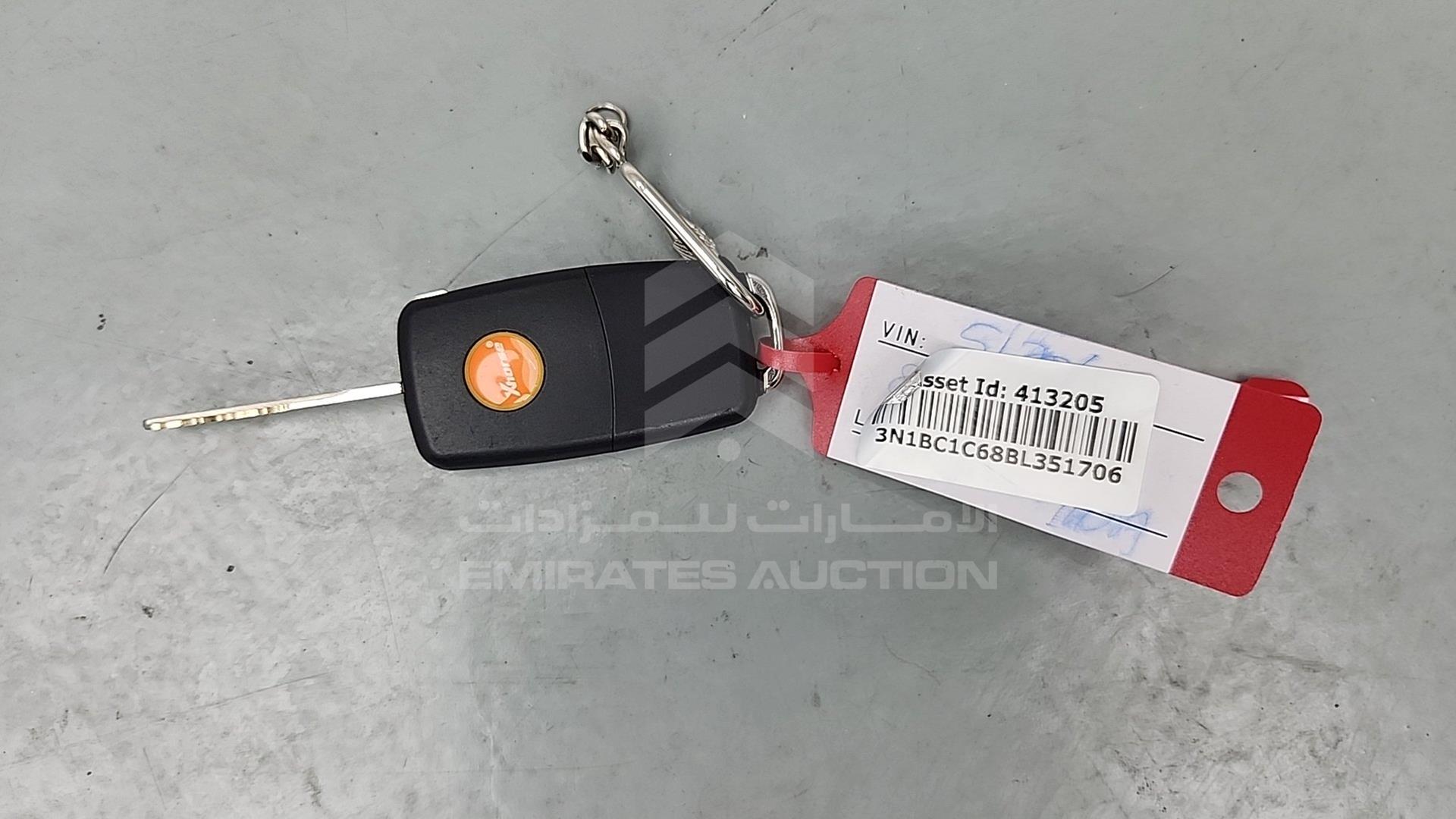 2011 NISSAN TIIDA VIN: 3N1BC1C68BL351706
