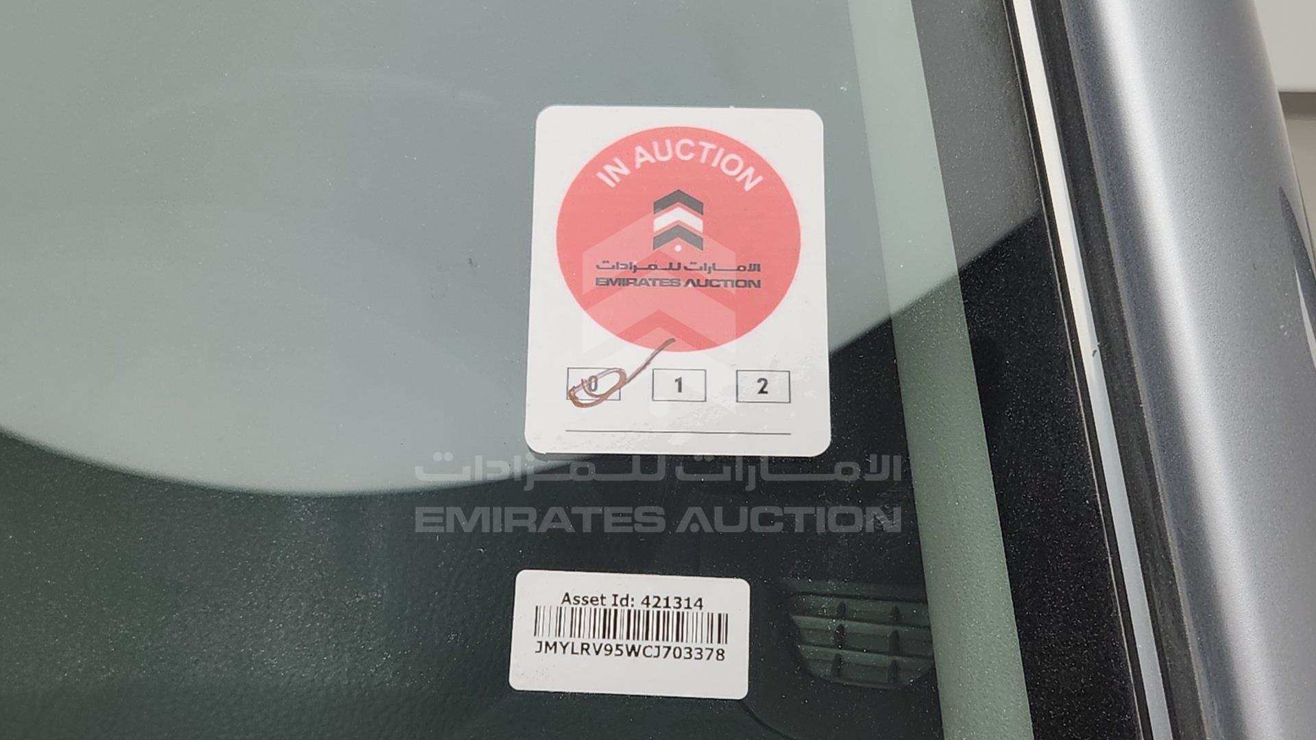 2012 MITSUBISHI PAJERO VIN: JMYLRV95WCJ703378