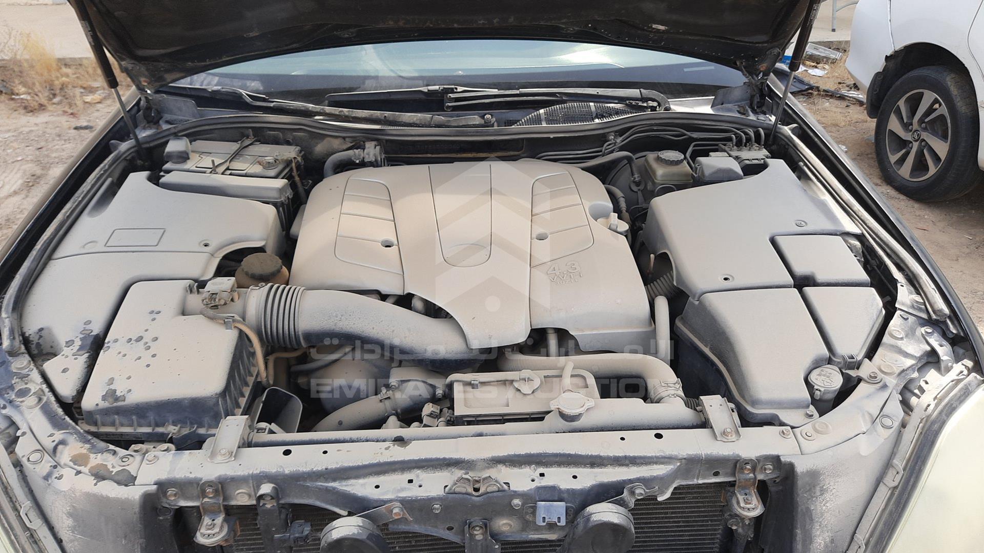 2005 LEXUS LS 430 VIN: JTHBN36F855020609