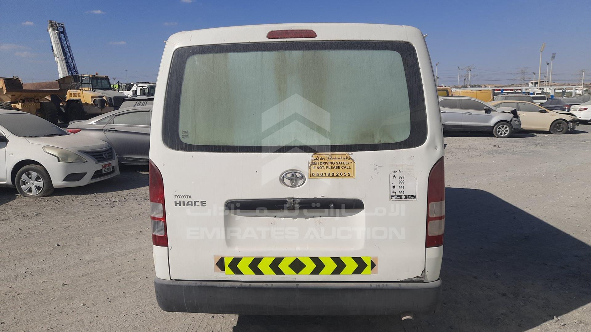 2013 TOYOTA HIACE VIN: JTFHX02P9D0078508