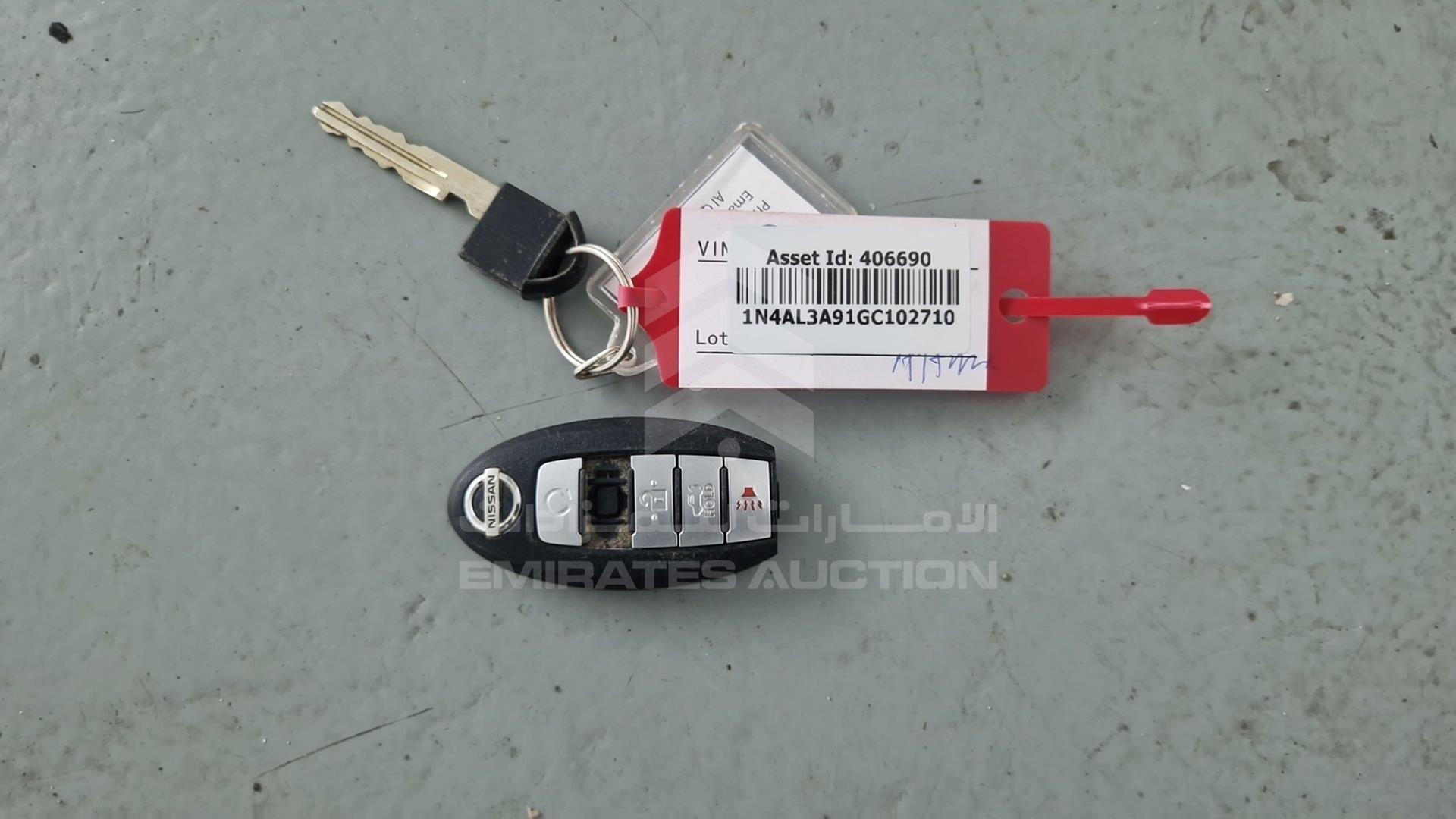 2016 NISSAN ALTIMA VIN: 1N4AL3A91GC102710