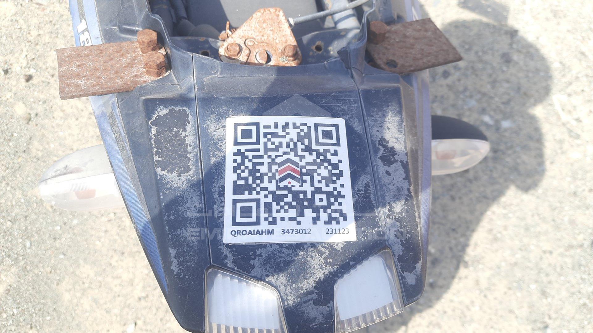 2012 BAJAJ 180 CC VIN: MD2DHDJZZUCM30048