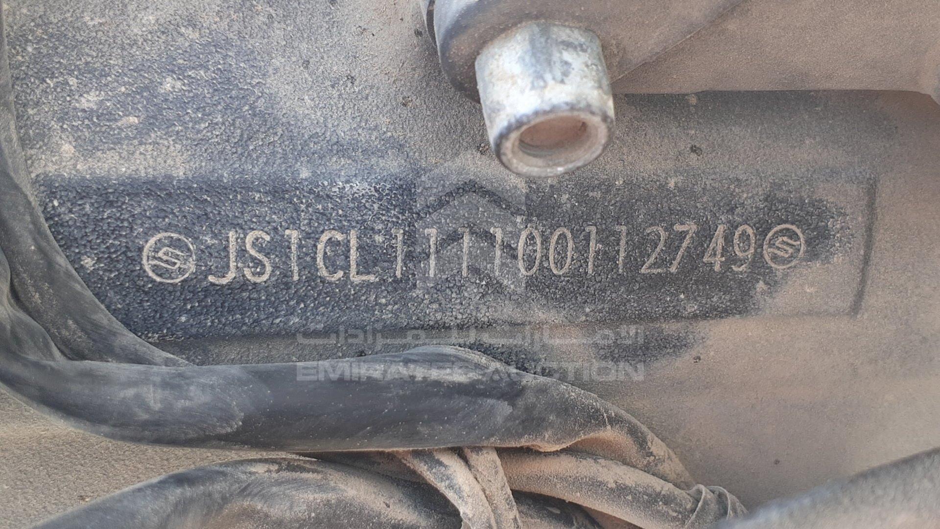 0 SUZUKI MOTORBIKE VIN: JS1CL111100112749