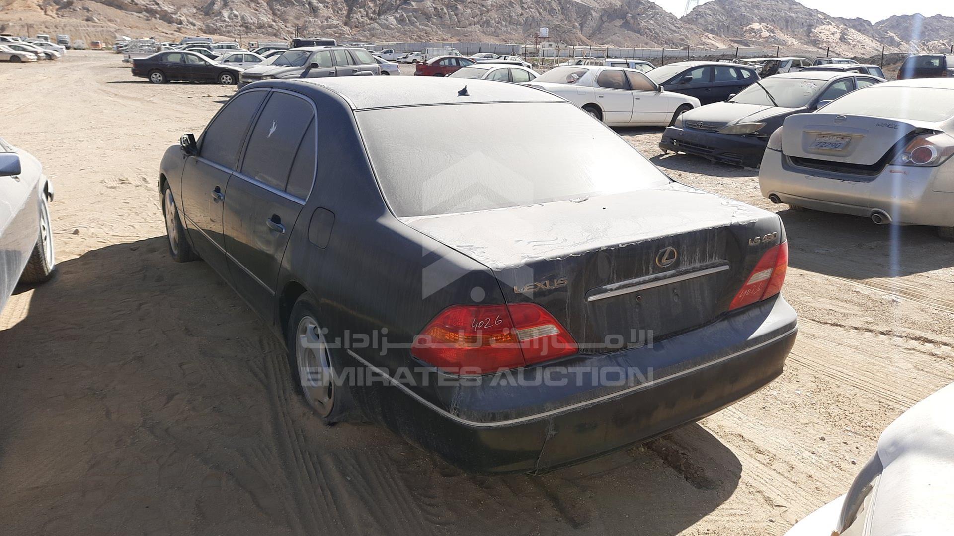 2001 LEXUS LS 430 VIN: JTHBN30F110032729