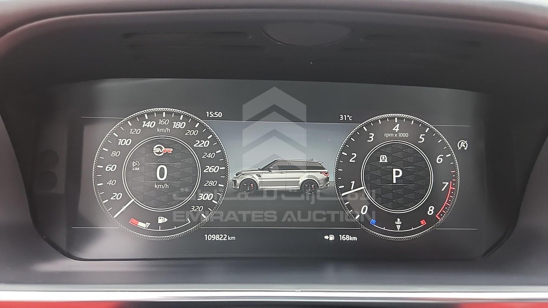 2022 RANGE ROVER SPORT SVR VIN: SALWA2BE2NA213201