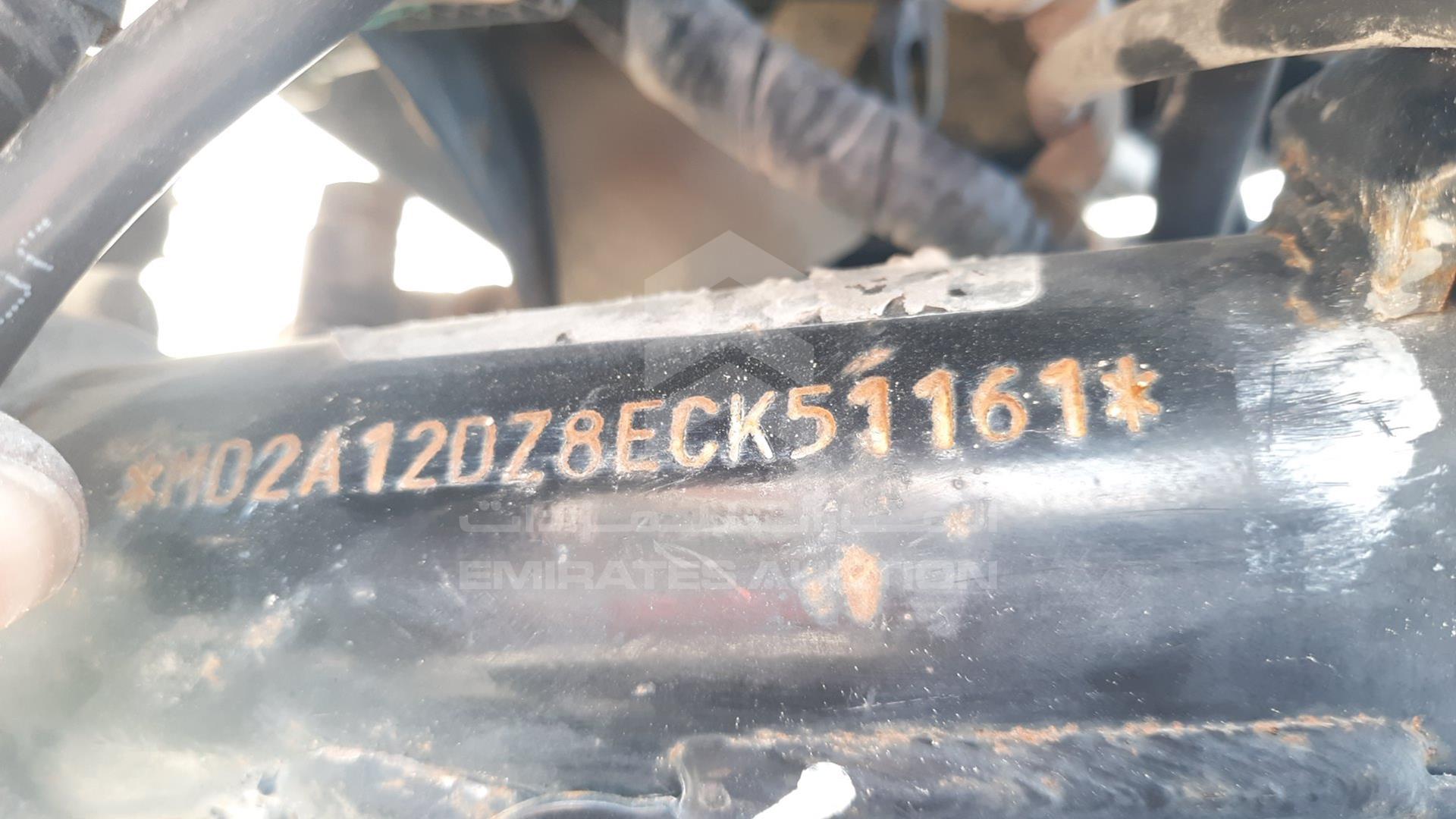 2014 BAJAJ 180 CC VIN: MD2A12DZ8ECK51161