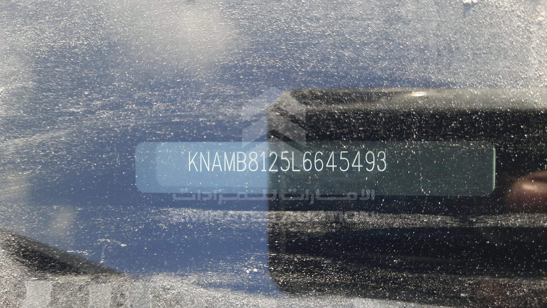 2020 KIA CARNIVAL VIN: KNAMB8125L6645493