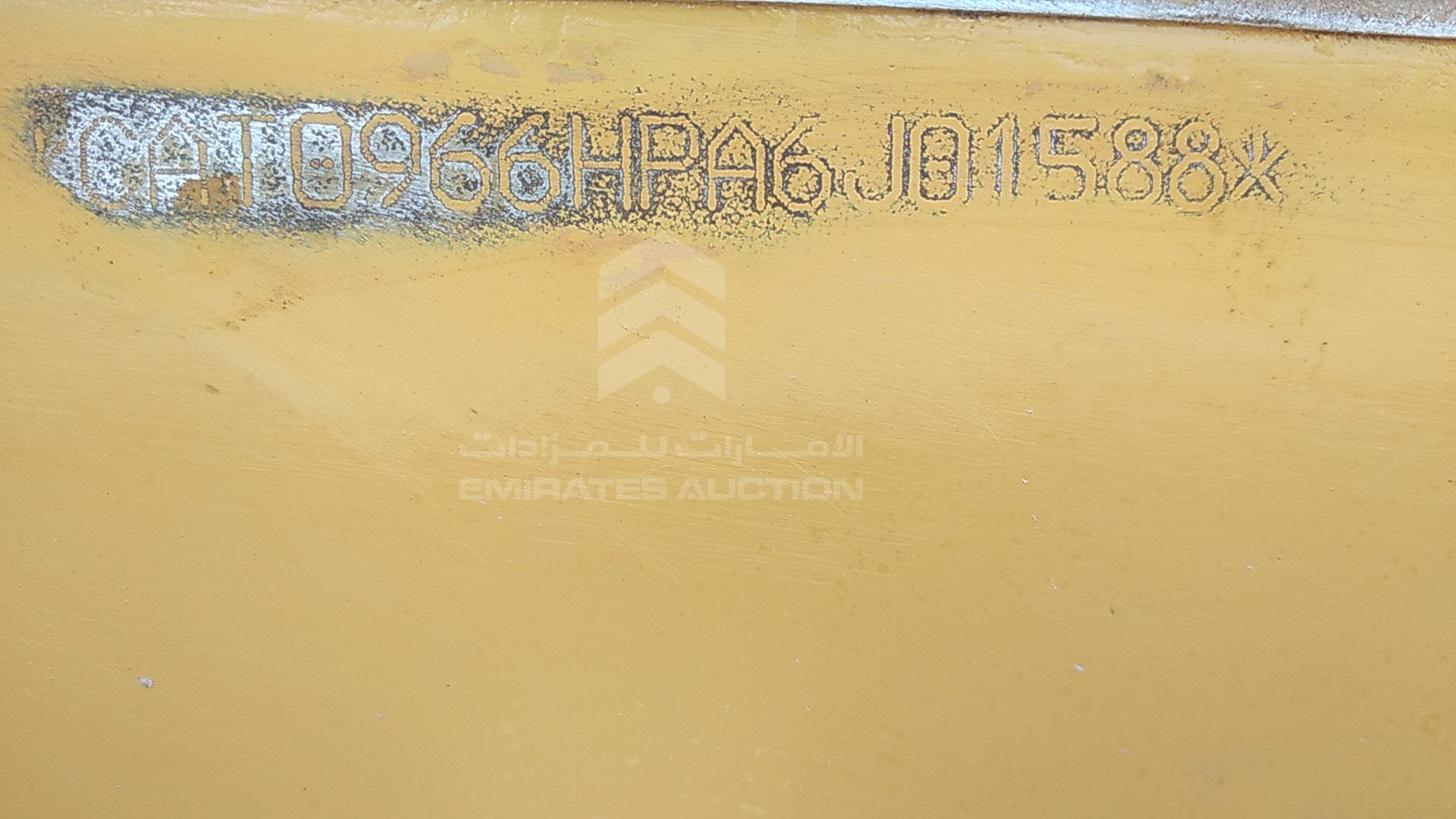 2014 CATERPILLAR 966H VIN: CAT0966HPA6J01588