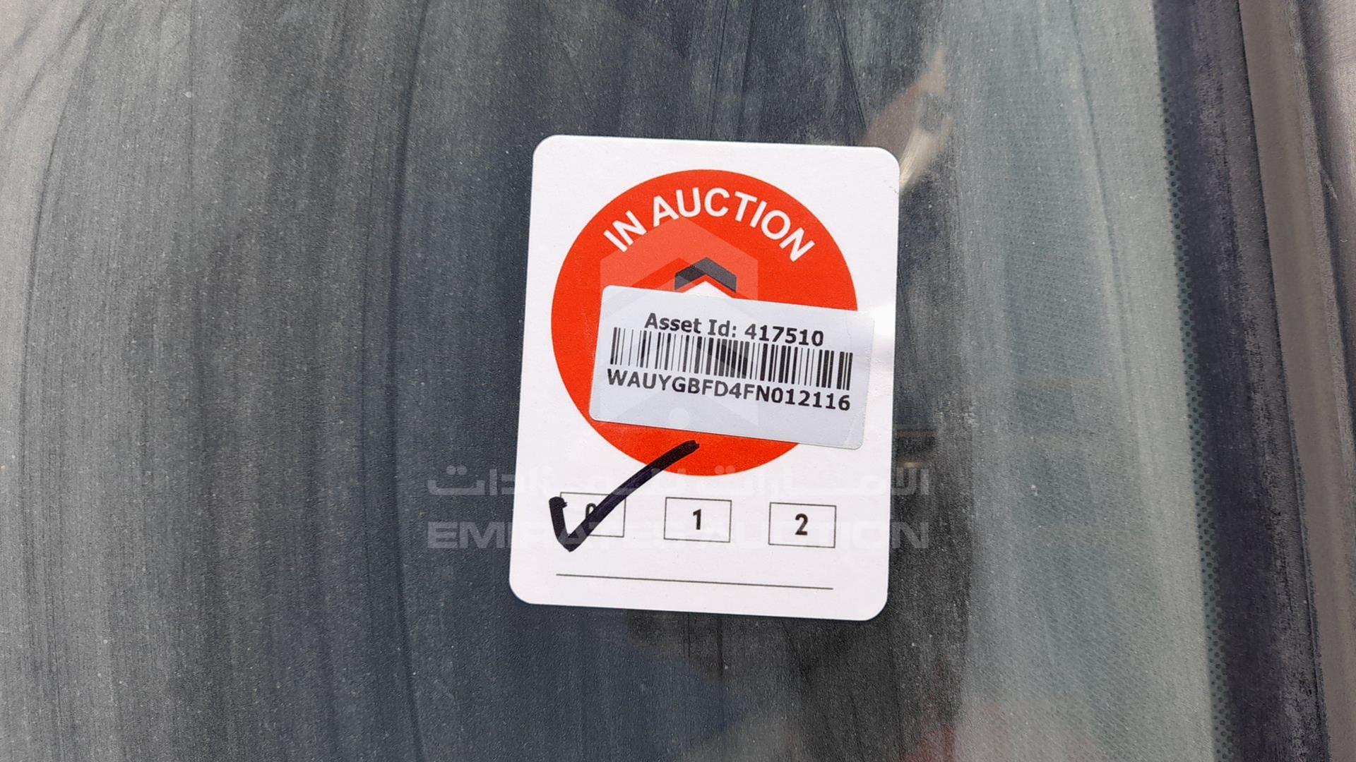 2015 AUDI A8 VIN: WAUYGBFD4FN012116