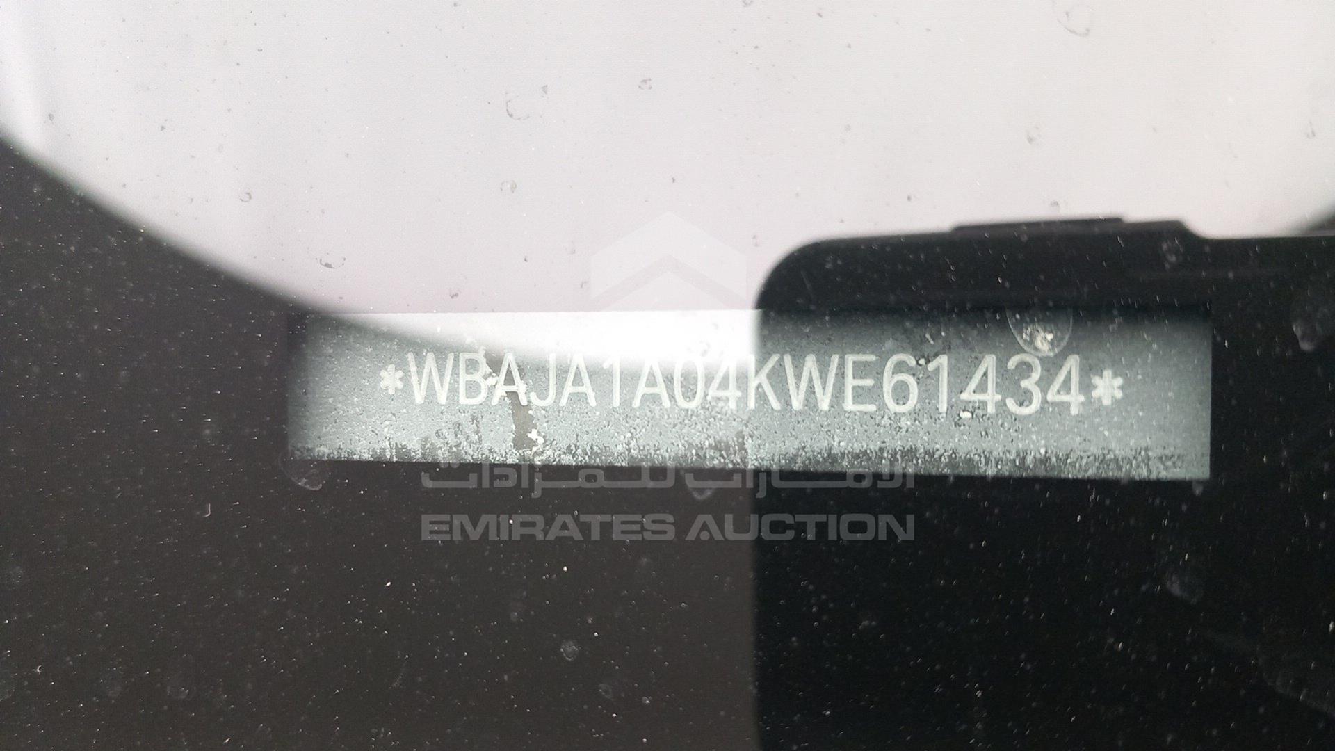2019 BMW 520 I VIN: WBAJA1A04KWE61434