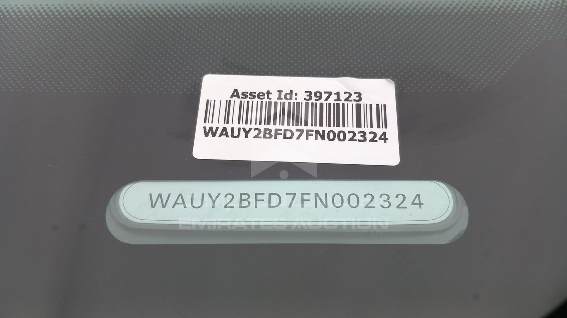 2015 AUDI A8 VIN: WAUY2BFD7FN002324