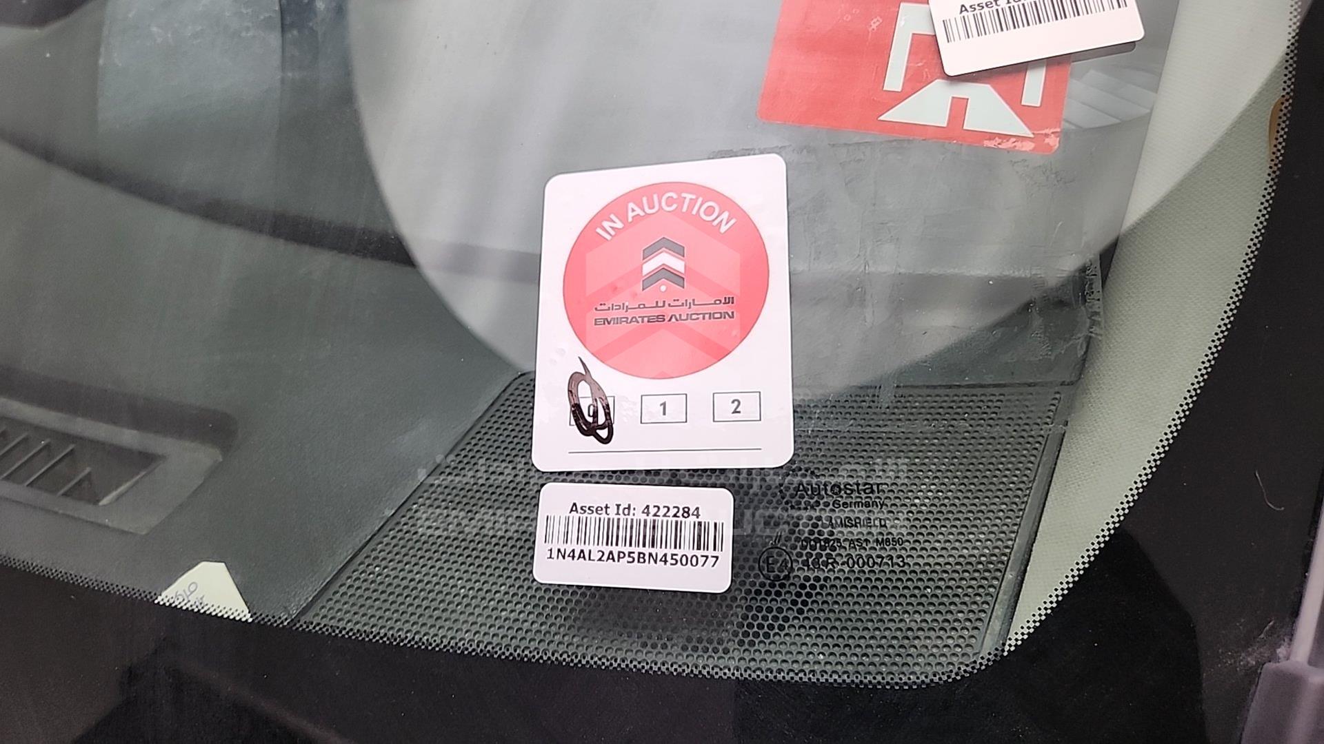 2011 NISSAN ALTIMA VIN: 1N4AL2AP5BN450077