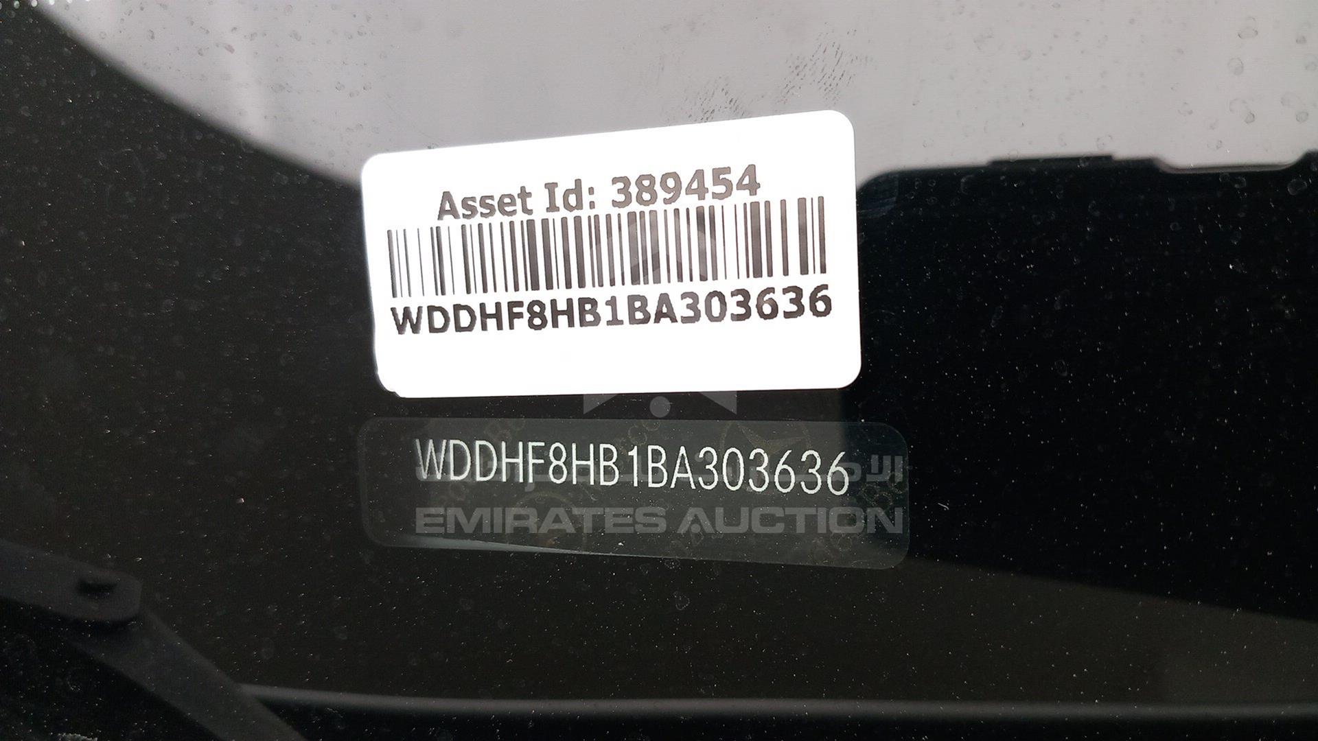 2011 MERCEDES E350 VIN: WDDHF8HB1BA303636