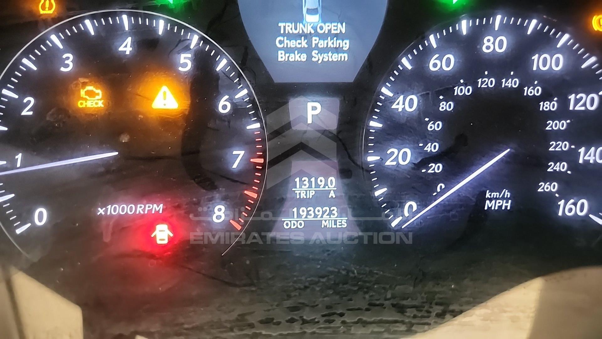 2012 LEXUS LS 460 VIN: JTHGL5EF0C5046045