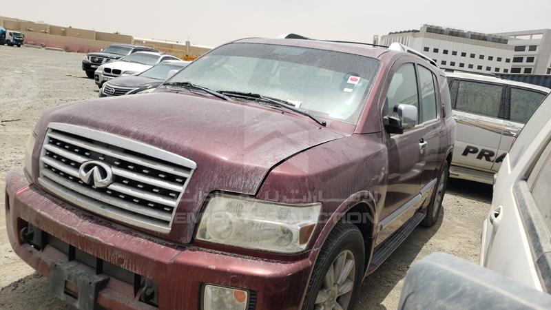 5N3AA08C89N903631 Auction: EmiratesAuction Lot: 405236 5N3AA08C89N903631 Infiniti QX56 2009 MAROON Photo 4