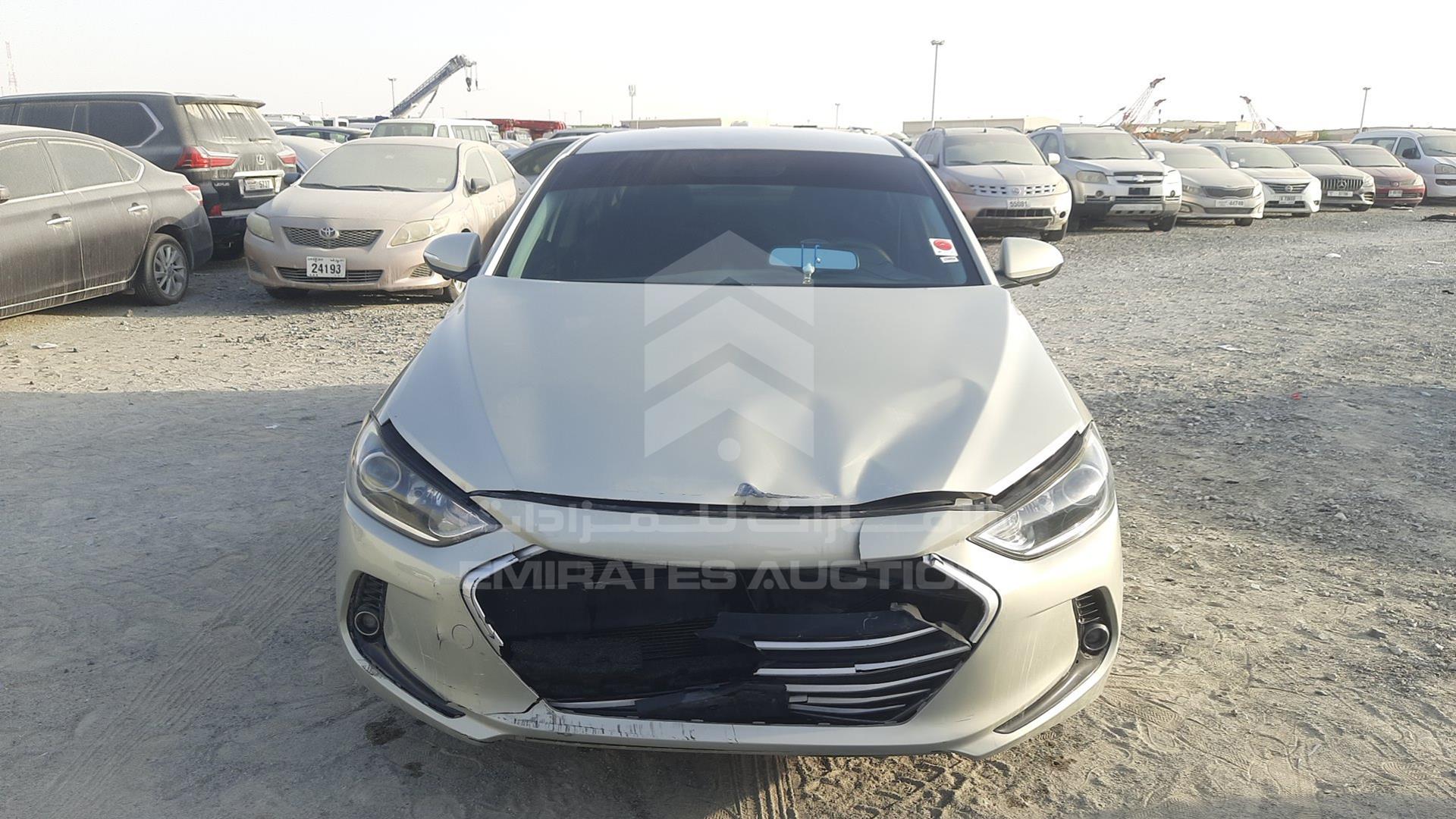 2017 HYUNDAI ELANTRA VIN: KMHD741F5HU180342