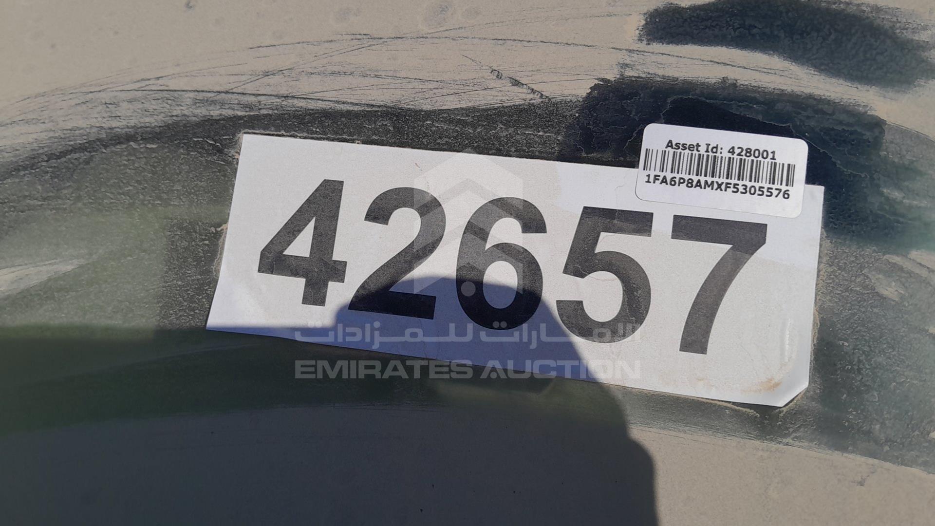2015 FORD MUSTANG VIN: 1FA6P8AMXF5305576