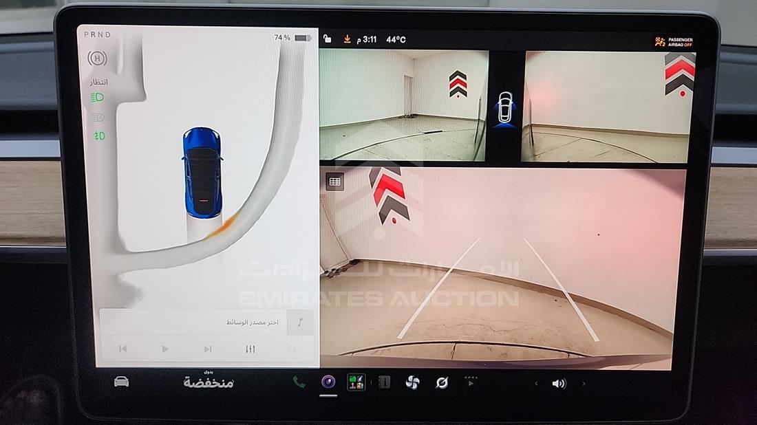 تيسلا Model Y 2024 — نظم الترفيه وكاميرا المراقبة والملاحة — صورة 19