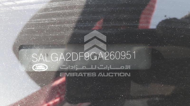 SALGA2DF9GA260951 Auction: EmiratesAuction Lot: 408501 SALGA2DF9GA260951 Range Rover Vogue 2016 BLACK Photo 2