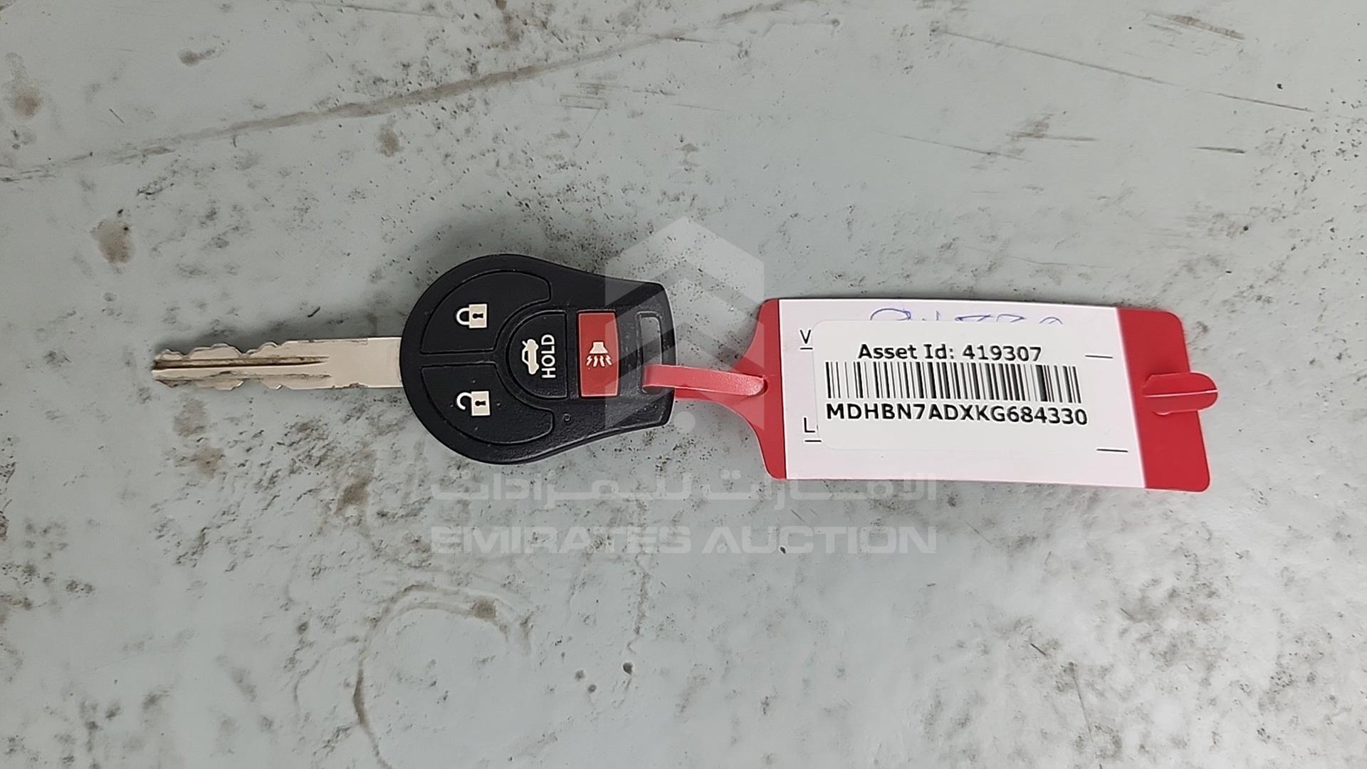 2019 NISSAN SUNNY VIN: MDHBN7ADXKG684330