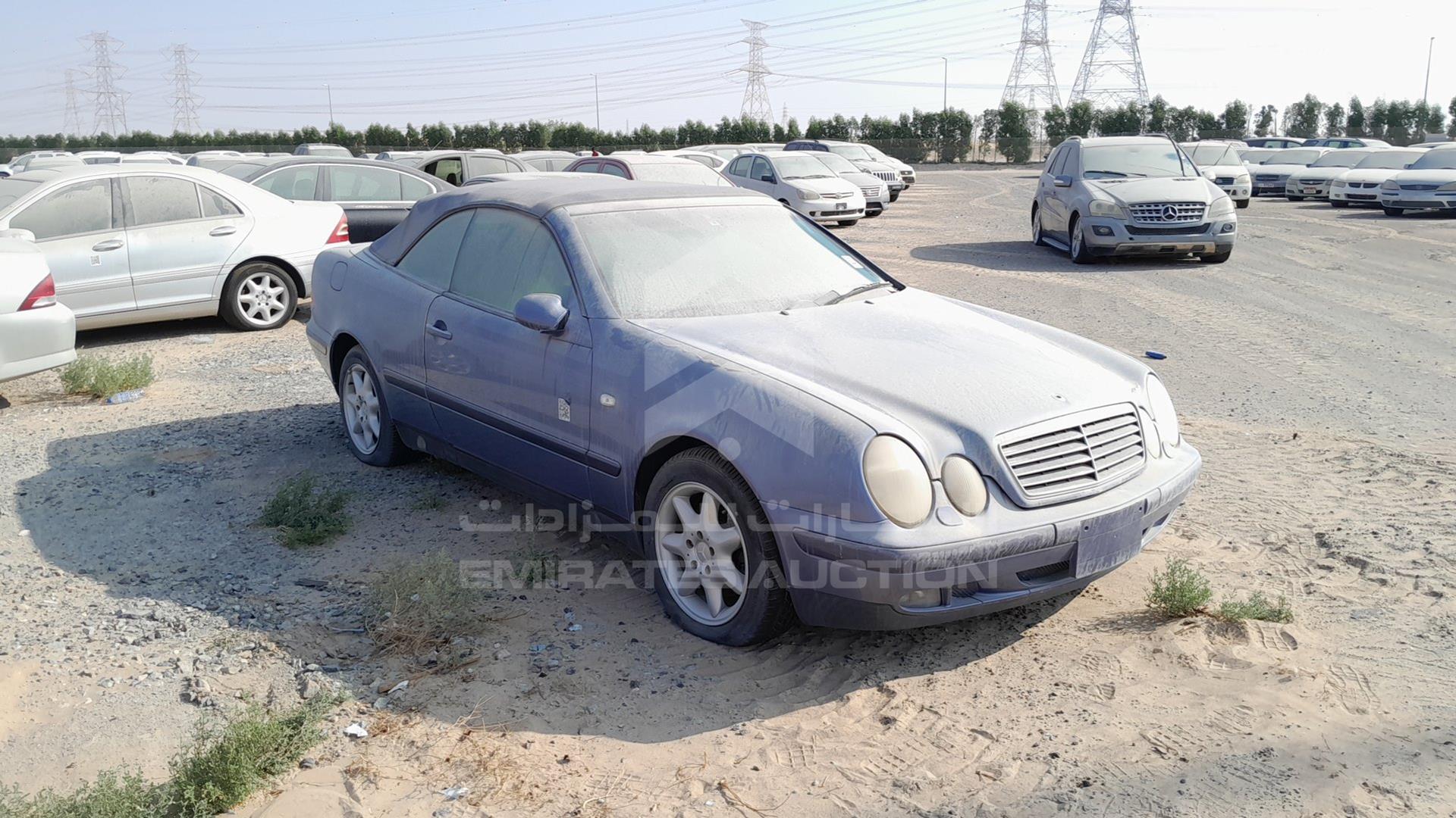 2001 MERCEDES CLK320 VIN: WDB2084651T006974