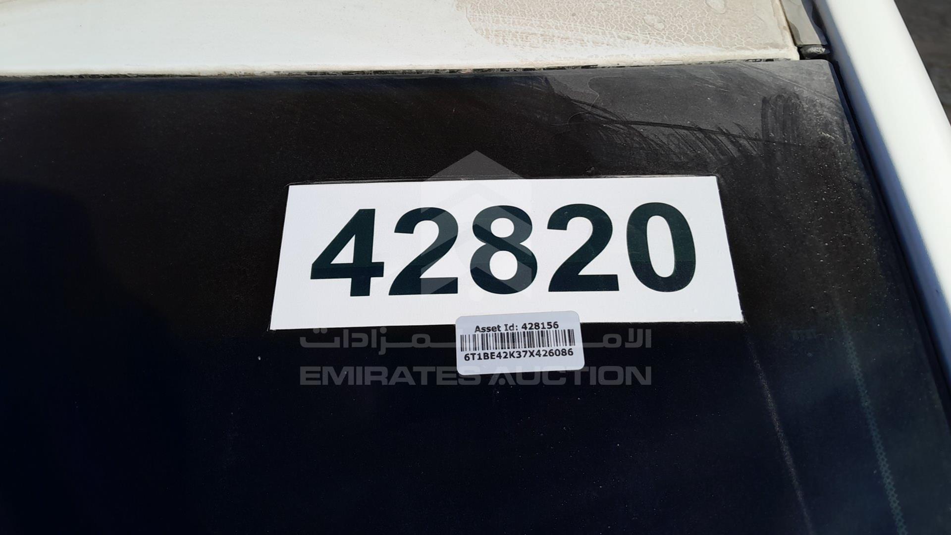 2007 TOYOTA CAMRY VIN: 6T1BE42K37X426086