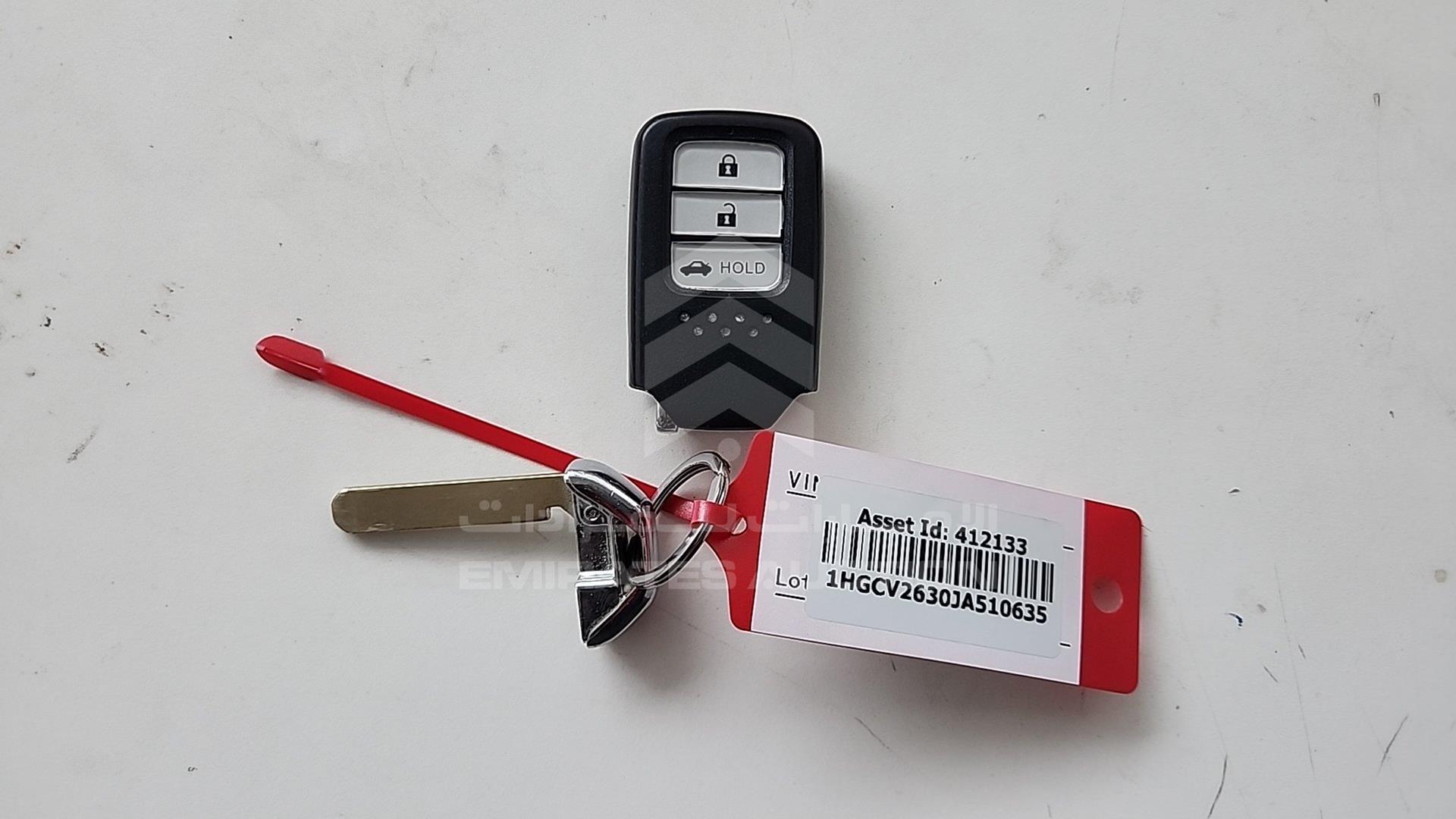 2018 HONDA ACCORD VIN: 1HGCV2630JA510635