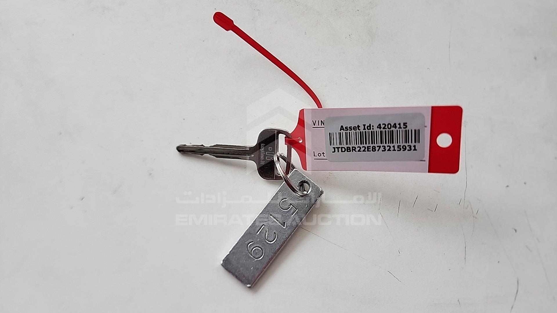 2007 TOYOTA COROLLA VIN: JTDBR22E873215931