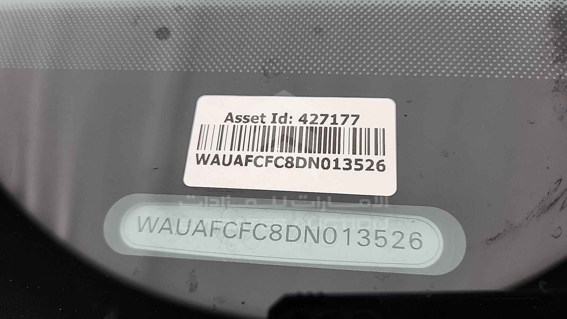 2013 AUDI A6 VIN: WAUAFCFC8DN013526