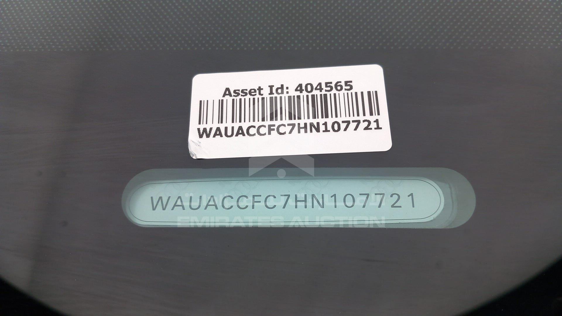 2017 AUDI A6 VIN: WAUACCFC7HN107721