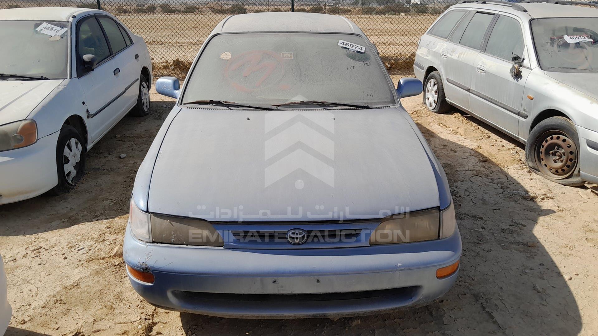 1996 TOYOTA COROLLA VIN: 2T1BA02E3TC156235