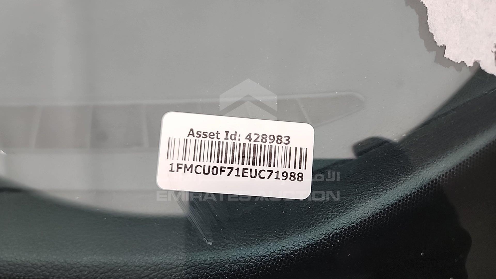 2014 FORD ESCAPE VIN: 1FMCU0F71EUC71988