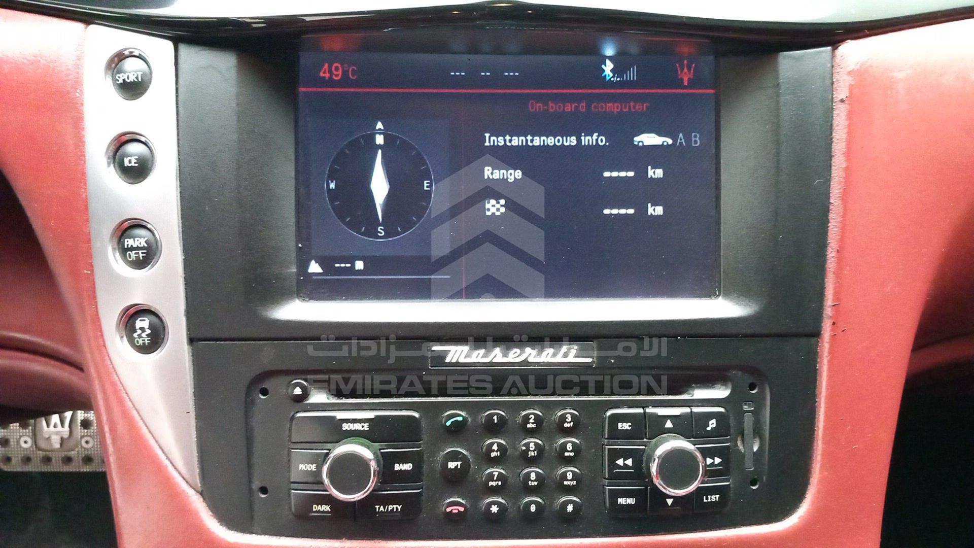 2013 MASERATI GRAN TURISMO VIN: ZAMVL45F6D0067222