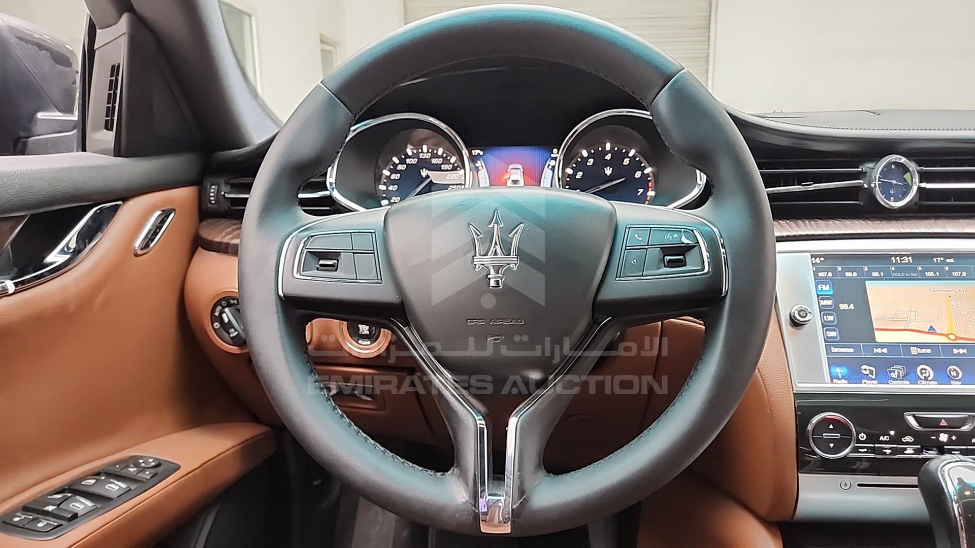 2015 MASERATI QUATTROPORTE VIN: ZAMSP56F7F1137609