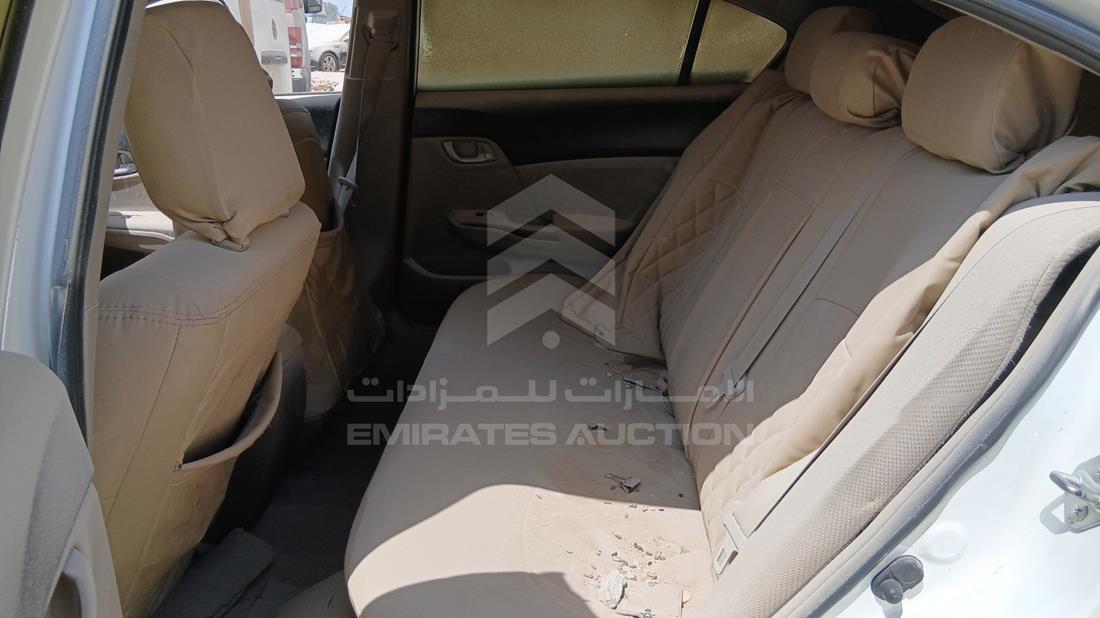 هوندا سيفيك 2012 — زاوية الراكب الخلفي اليسرى — صورة 17