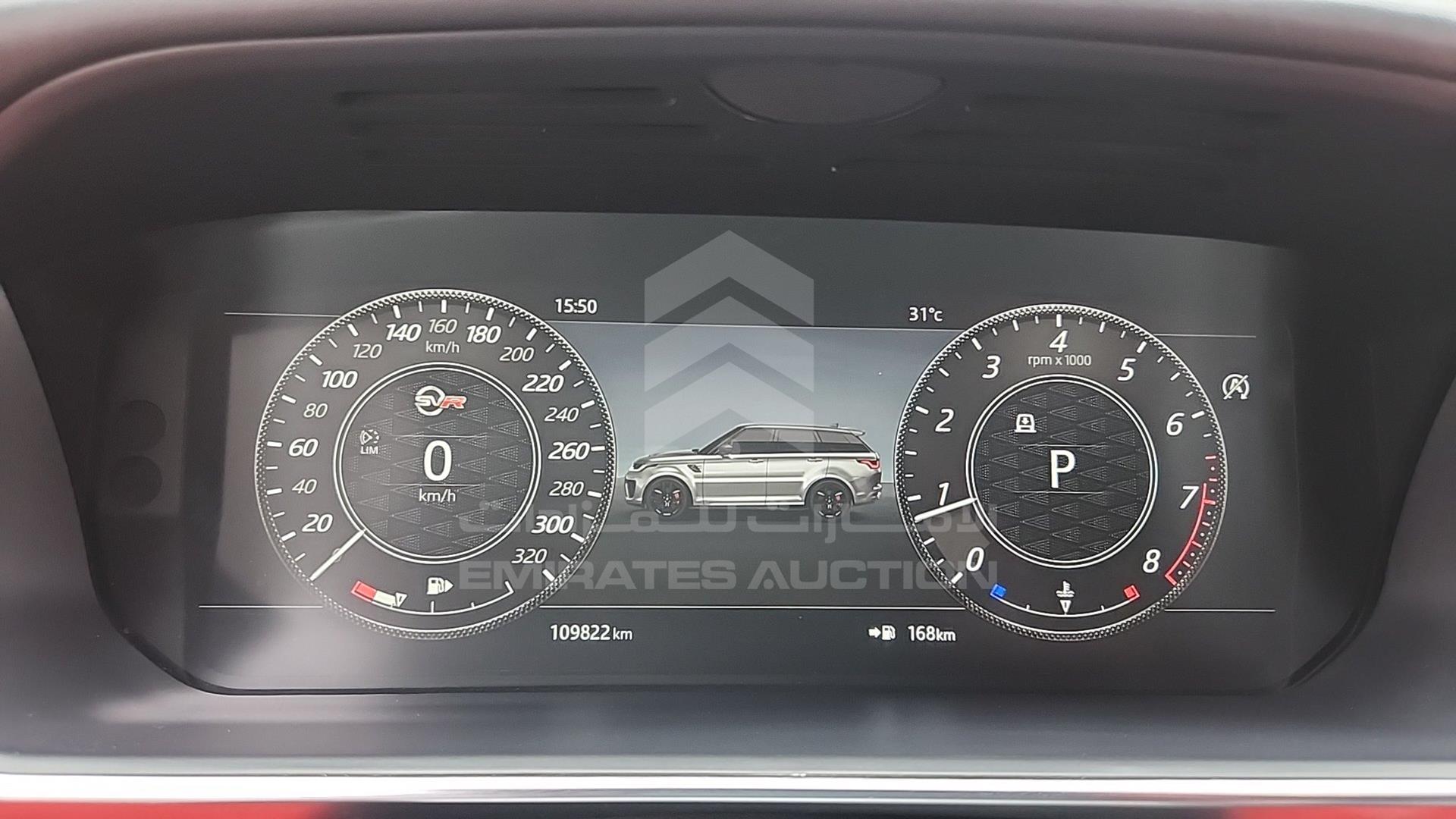 2022 RANGE ROVER SPORT SVR VIN: SALWA2BE2NA213201