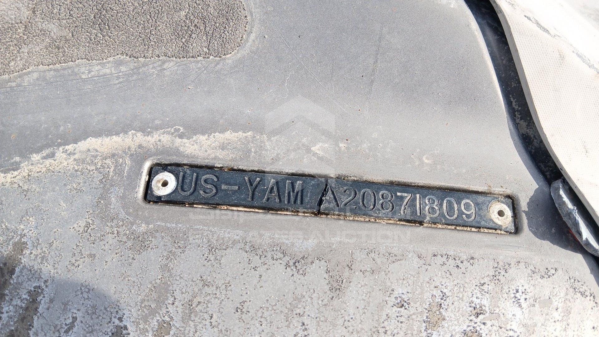 0 JET SKI YAMAHA VIN: SUYAMA20871809