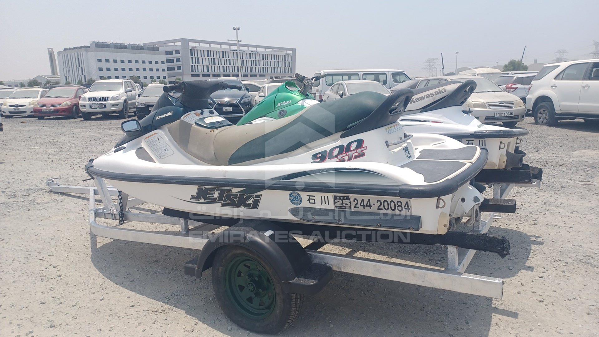 0 JET SKI + TROLLEY --- VIN: KAW21587J001