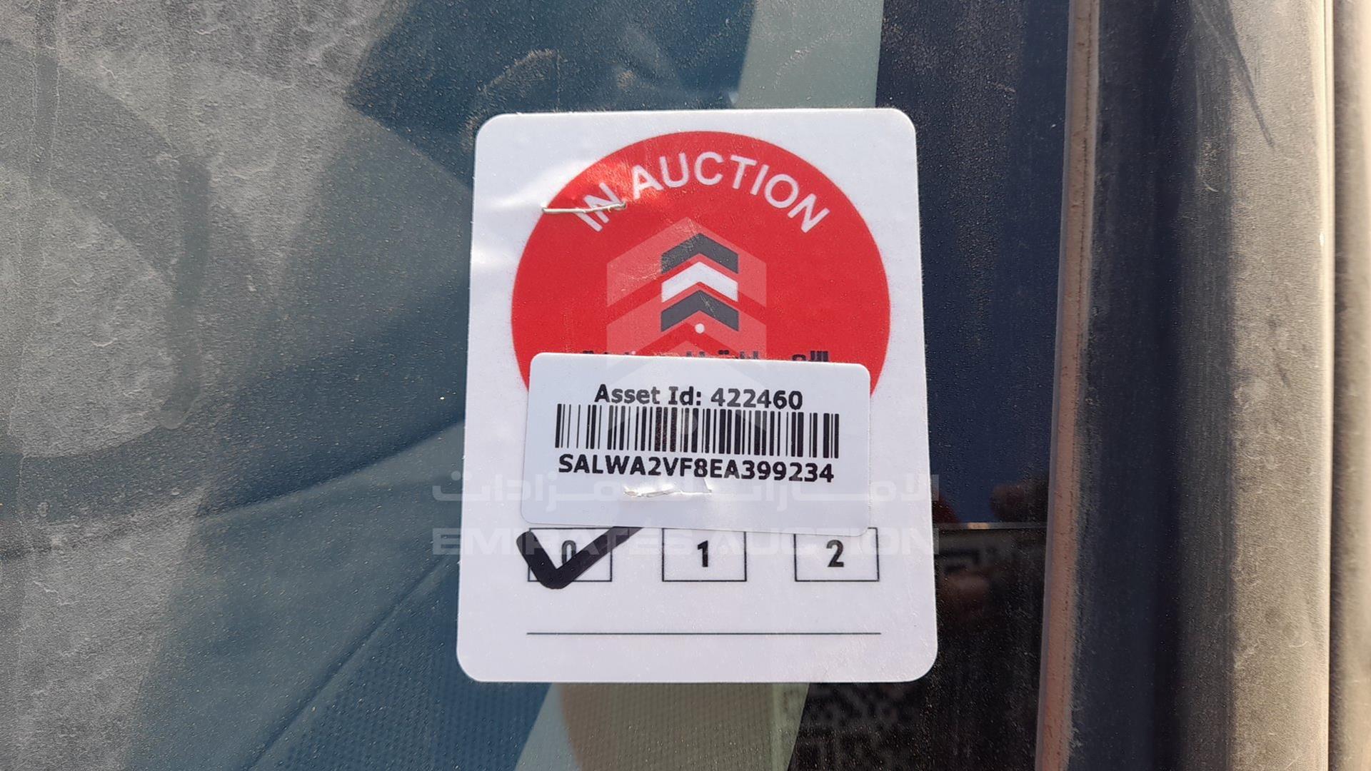 2014 RANGE ROVER SPORT VIN: SALWA2VF8EA399234