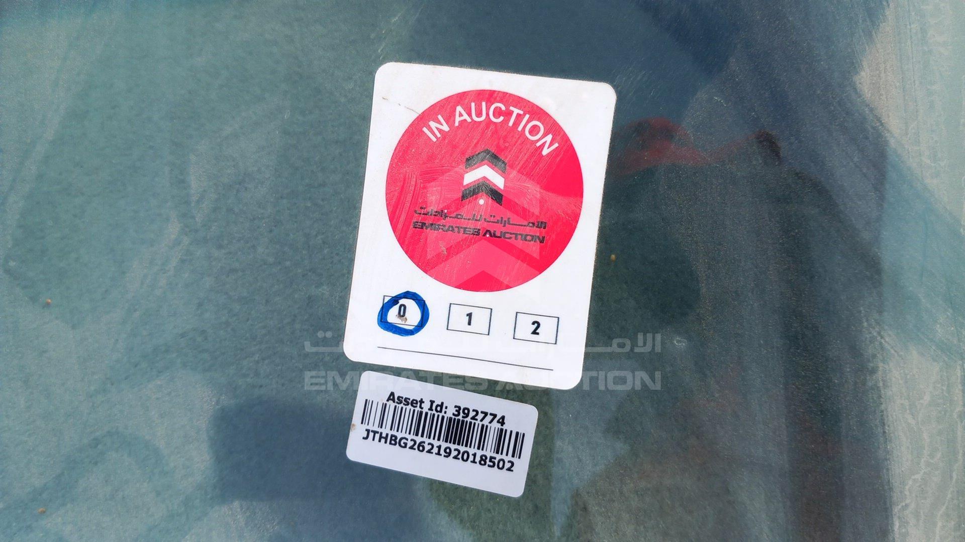 2009 LEXUS IS300 VIN: JTHBG262192018502