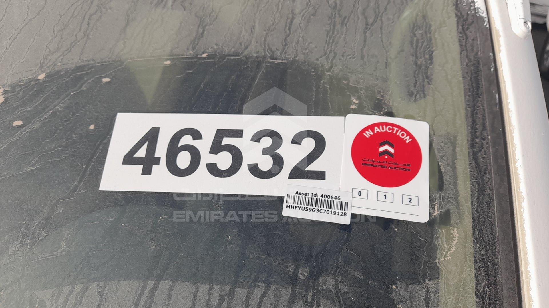 2012 TOYOTA FORTUNER VIN: MHFYU59G3C7019128