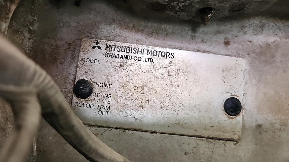 2008 Mitsubishi L 200 — VIN on Frame — Photo 6