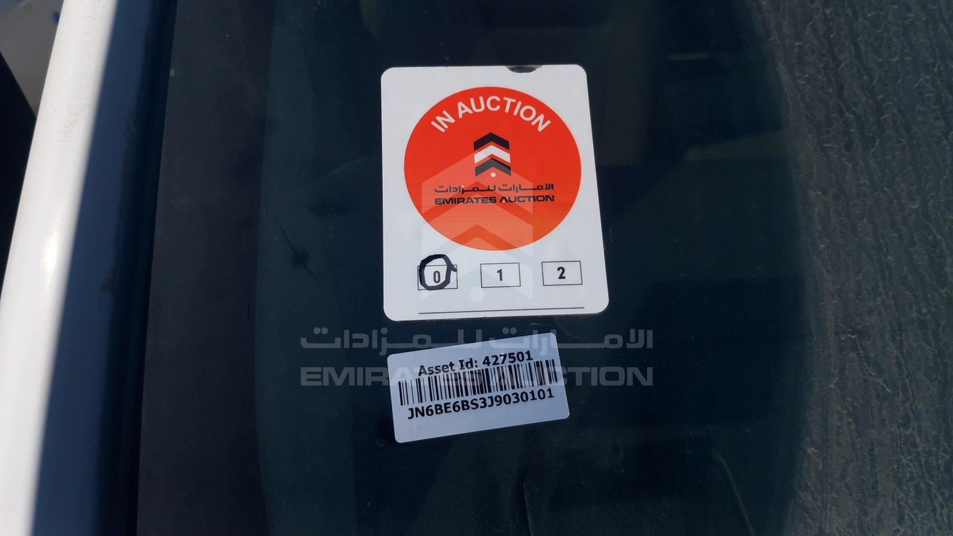 2018 NISSAN URVAN VIN: JN6BE6BS3J9030101