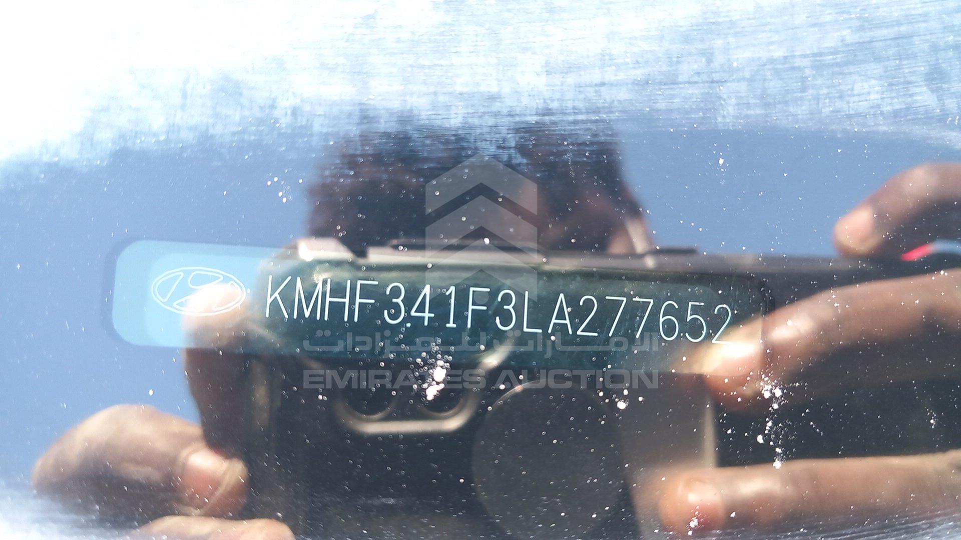 2019 HYUNDAI AZERA VIN: KMHF341F3LA277652